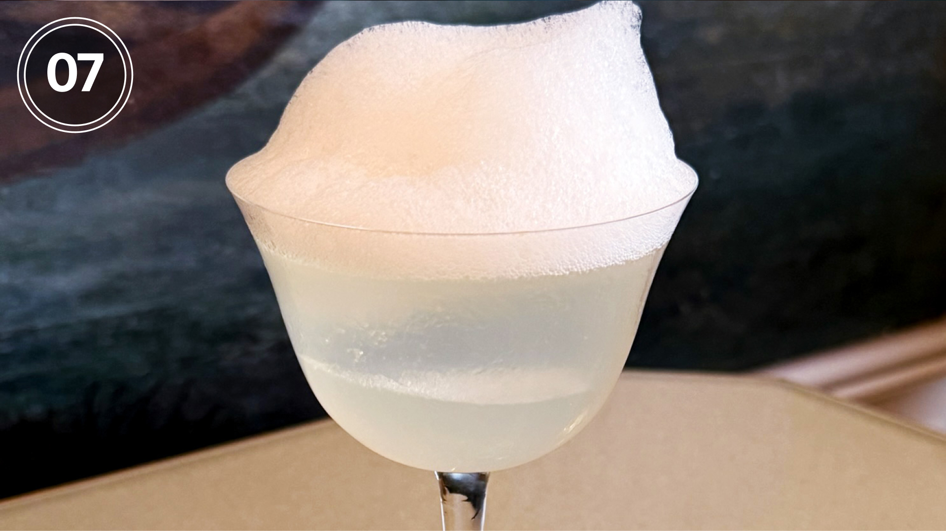cocktail with garnish